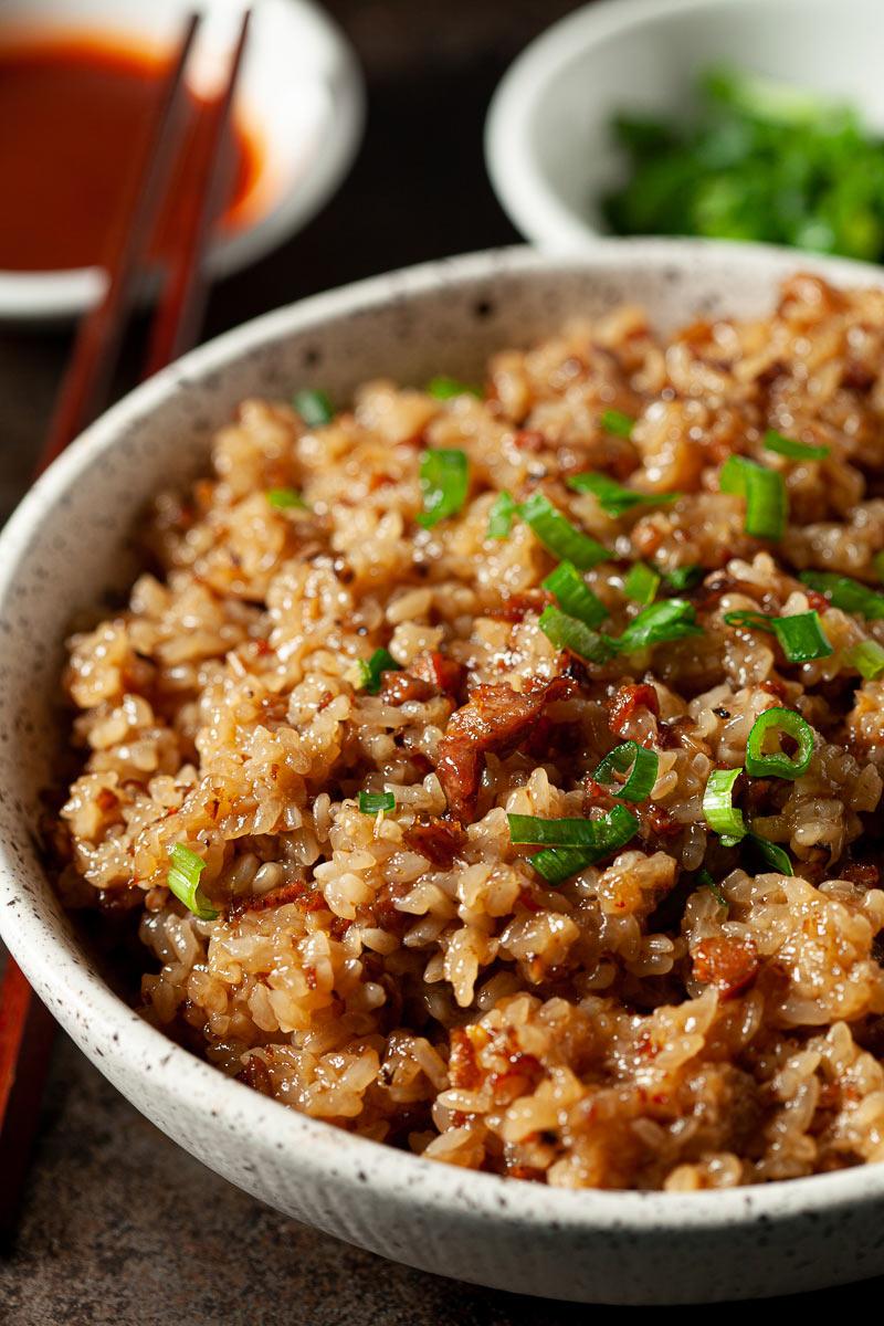 Sticky rice is comfort food in a bowl. (Courtesy of Amy Dong)