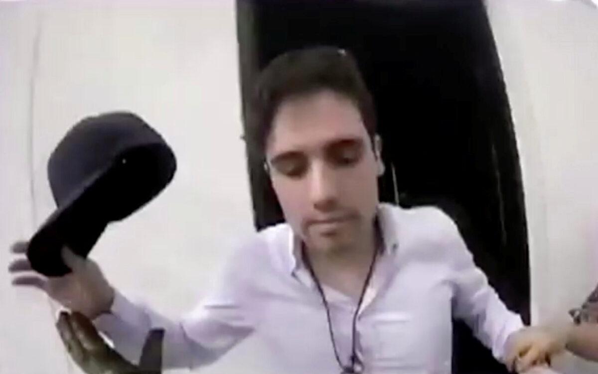 Ovidio Guzman, son of kingpin Joaquin "El Chapo" Guzman, is briefly captured by Mexican military police in a residential compound near the centre of Culiacan in the state of Sinaloa, Mexico, on Oct. 17, 2019 in this still image taken from a helmet camera footage obtained on Oct. 30, 2019. (Mexican Government TV/Handout via Reuters)