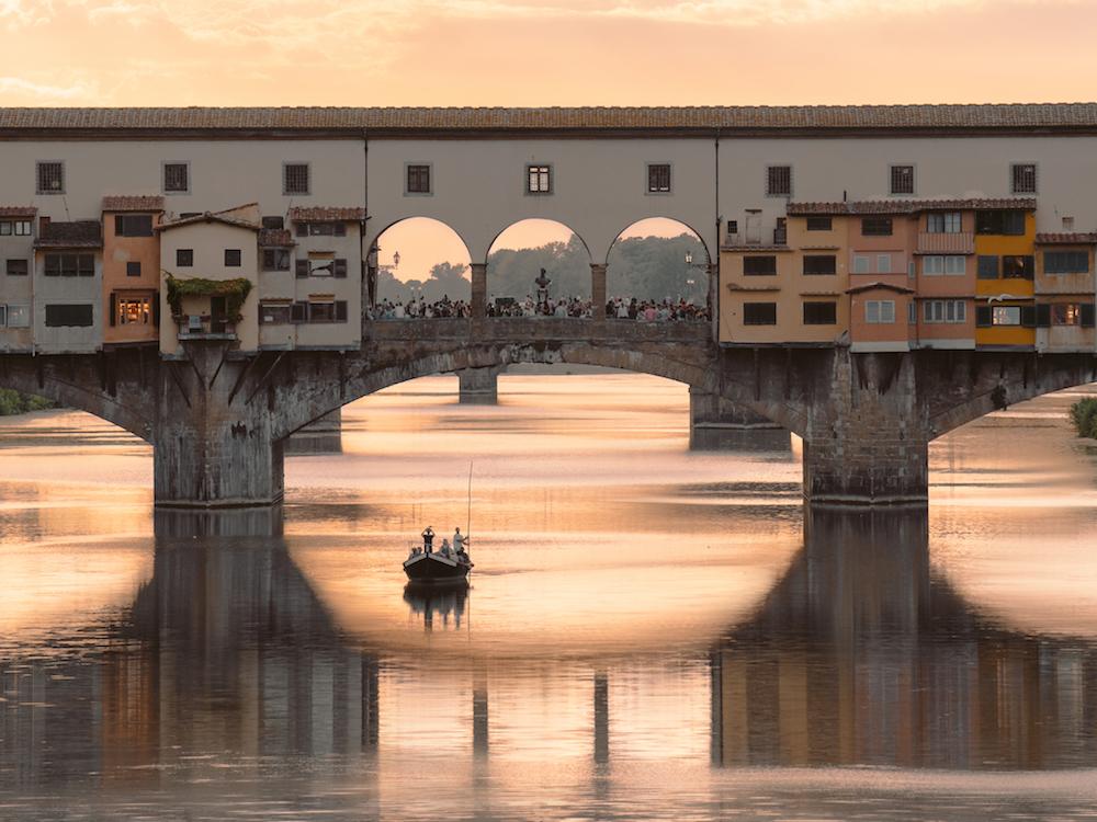 Bridge Ponte del Vecchio ("Old Bridge") over the Arno River in Florence, Italy. (Sasha Samardzija/Shutterstock)