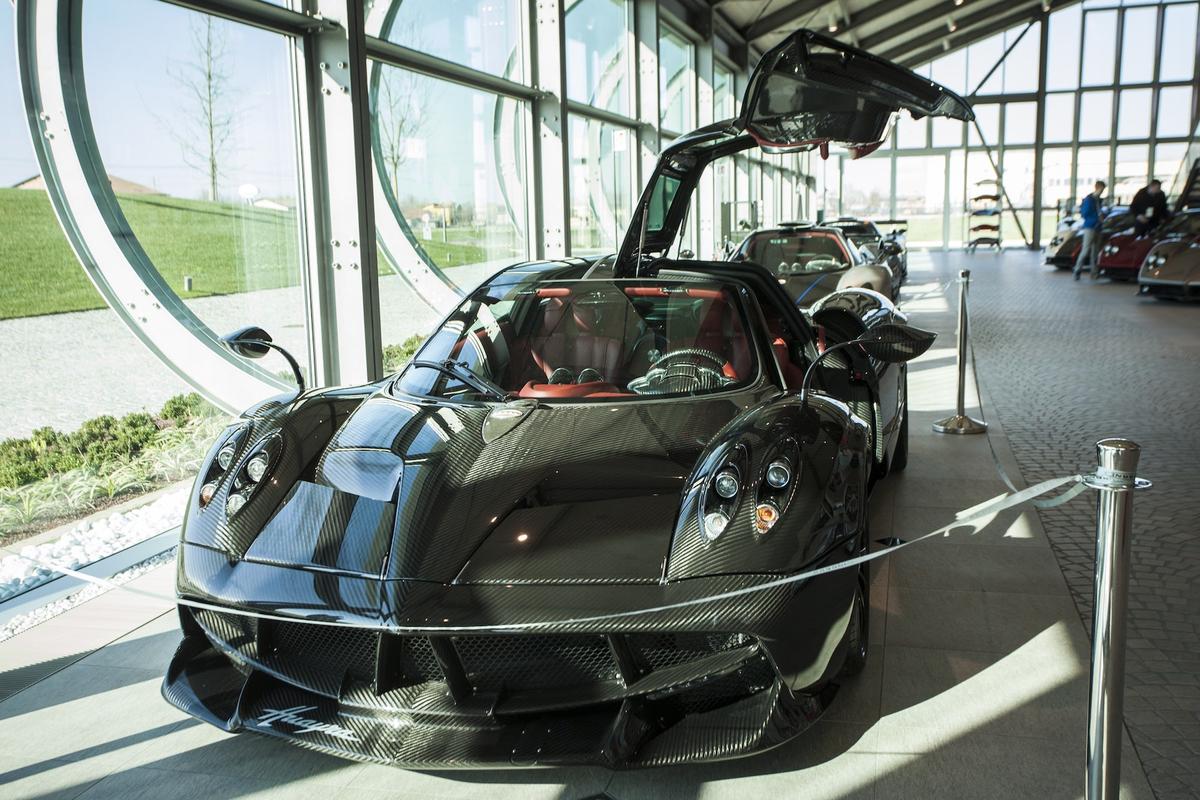 The Pagani Museum in San Cesario sul Panaro near Modena, Italy, on March 10, 2017. (Channaly Philipp/The Epoch Times)
