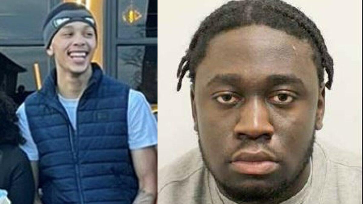 Undated images of 16-year-old Tyler Hurley (L), who was stabbed to death with a zombie knife by Carlton Tanueh (R) on a bus in Chadwell Heath, east London on March 14, 2022. (Metropolitan Police)