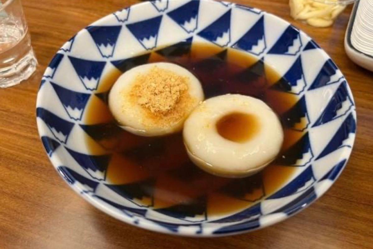 Traditional Hakka dessert "Niu Wen Shui," taken in December 2022. (Courtesy of Wong Sir)