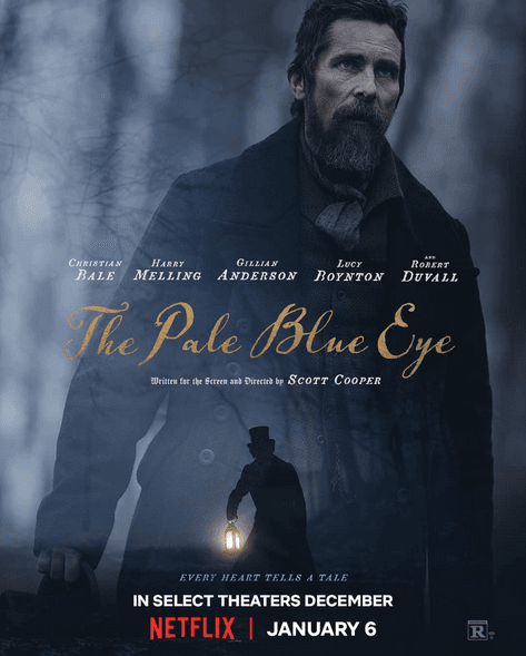 Movie poster for "The Pale Blue Eye."