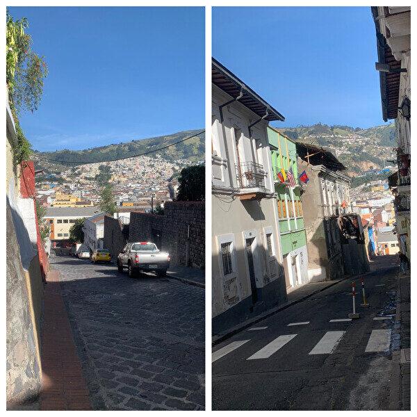 A residential area in Quito, the capital of Ecuador. (Courtesy of Sun Jincai)