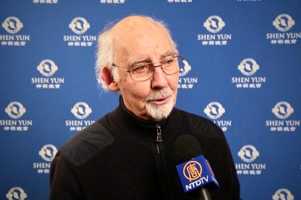 Gregory Wessels enjoyed Shen Yun Performing Arts at the ICC Birmingham Hall ,on Jan. 8, 2023. (NTD)