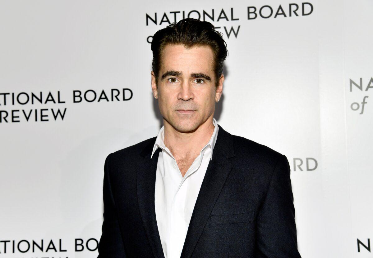 Best actor honoree Colin Farrell attends the National Board of Review Awards Gala at Cipriani 42nd Street in New York on Jan. 8, 2023. (Evan Agostini/Invision/AP)
