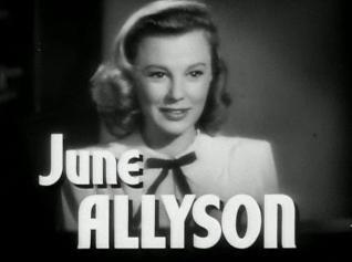 Cropped screenshot of June Allyson from the trailer for the film "The Secret Heart" in 1946. (Public Domain)