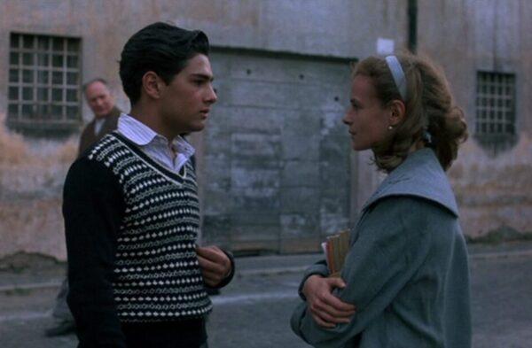Salvatore (Marco Leonardi) meets Elena (Agnese Nano), in "Cinema Paradiso." (Miramax)