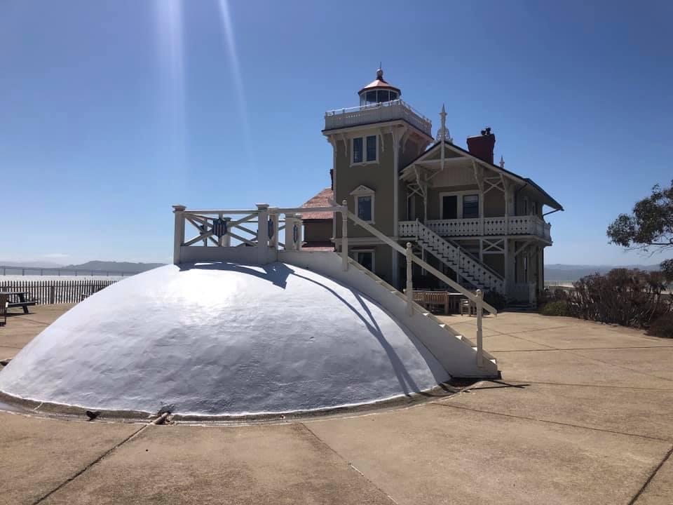A photo taken at East Brother Light Station. (Courtesy of Tom Butt)