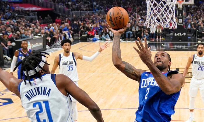 Leonard, Clippers Hold Off Doncic, Mavs to Snap 6-Game Skid