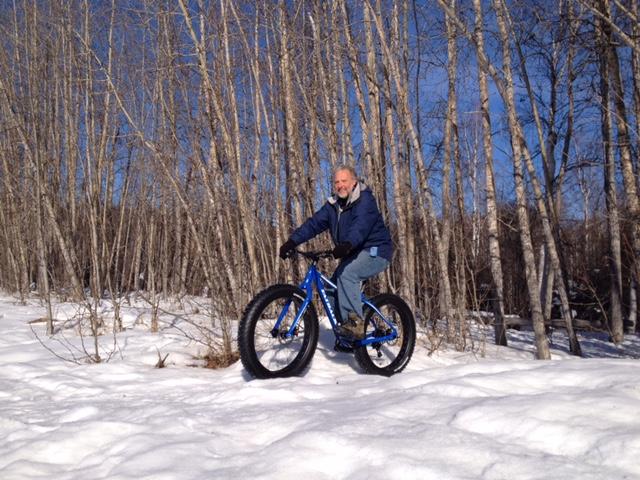 Fairbanks partisans claim these fat-tire snow bikes were invented there, and conduct hundred-mile midwinter races through mountain wilderness. (Eric Lucas)