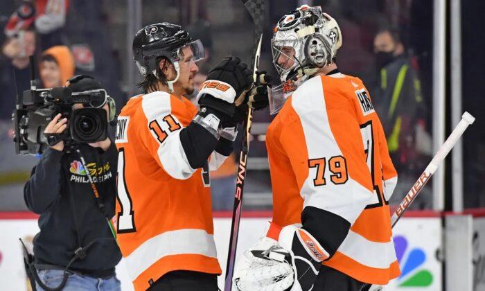 NHL Roundup: Flyers Stay Hot Behind Travis Konecny’s Hat Trick