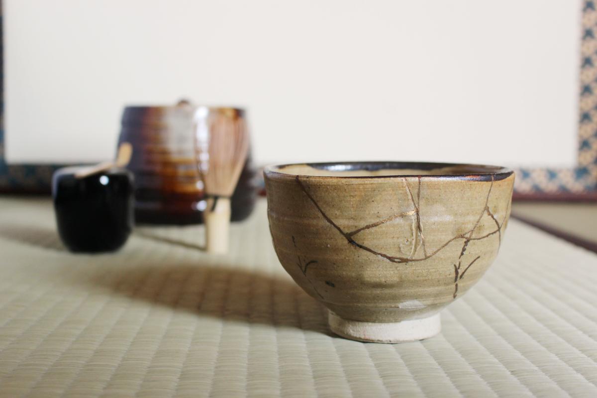 Kintsugi found expression in the Japanese tea ceremony. (Lia_t/Shutterstock)