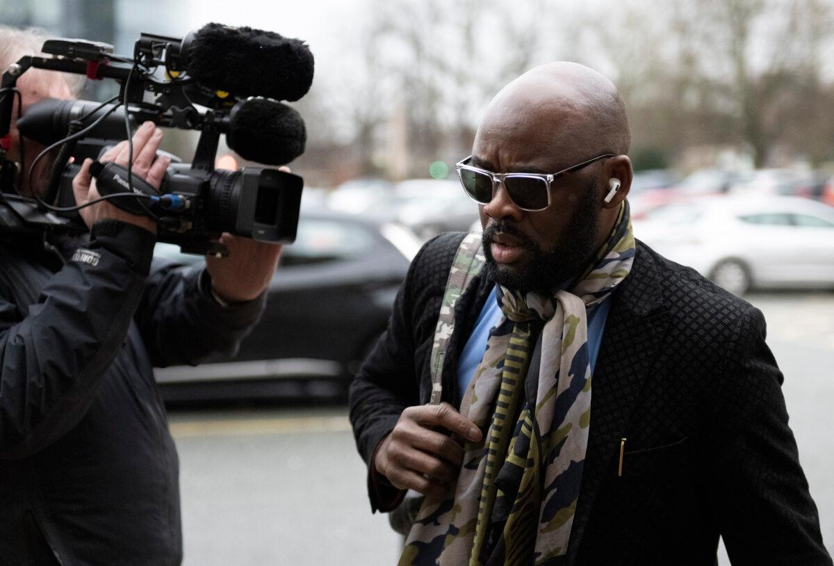 Louis Saha Matturie arrives at Chester Crown Court in Chester, England, on Jan. 3, 2023. (Annabel Lee-Ellis/Getty Images)