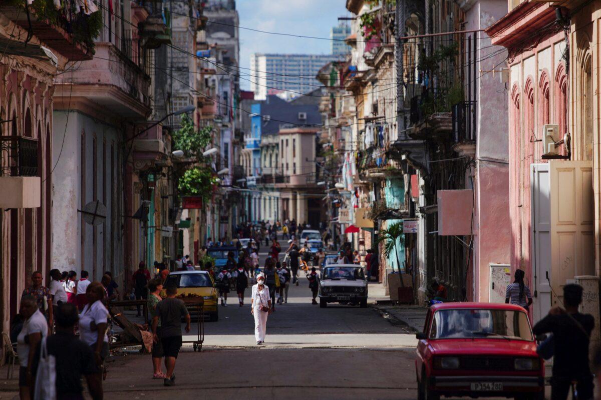 A street view in Havana on Jan. 10, 2023. (Alexandre Meneghini/Reuters)