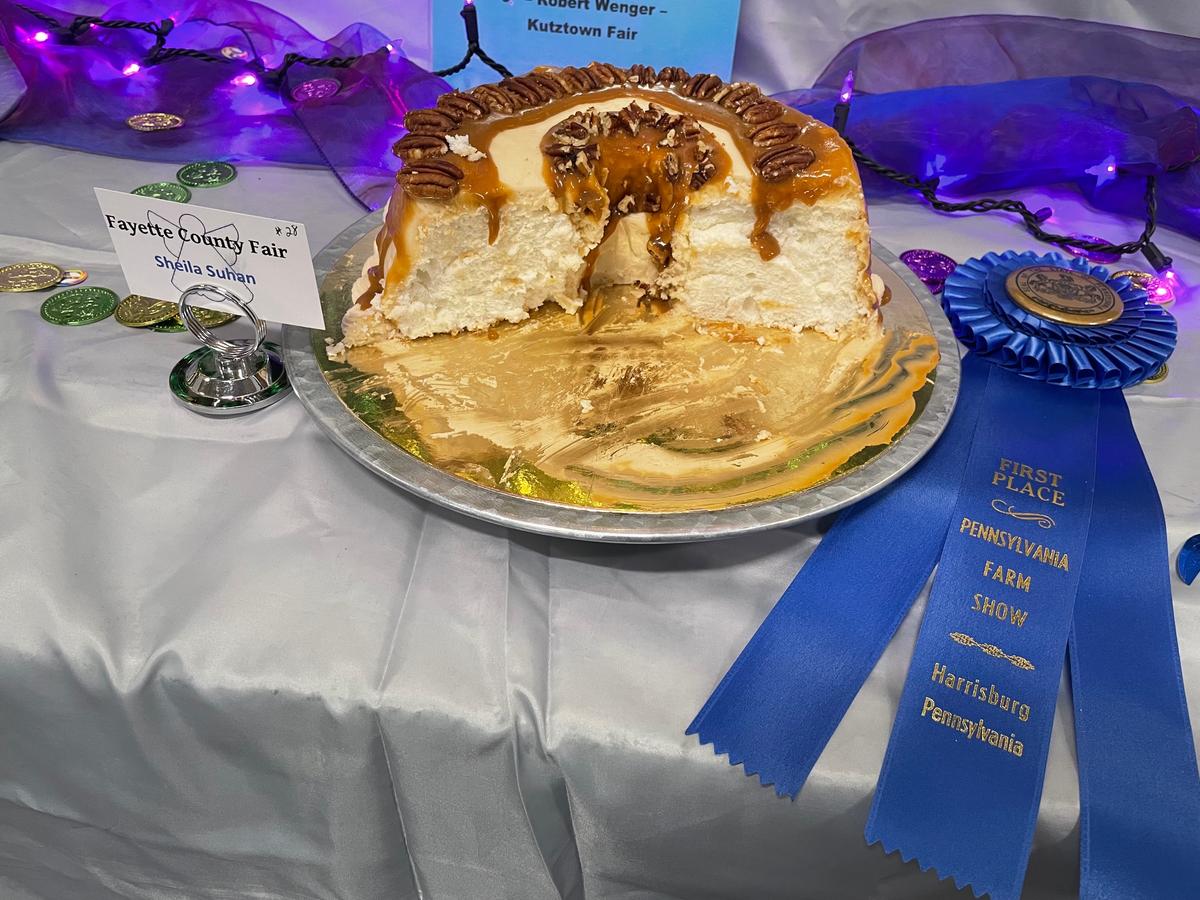 Sheila Suhan's winning cake. (Courtesy of the PA Dept. of Agriculture)