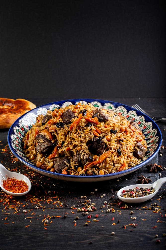 Plov varies from region to region, and welcomes adaptations in your own kitchen, too. (Dzmitry Held/Shutterstock)