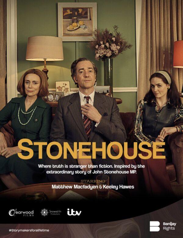 John Stonehouse mishandled classified information in "Stonehouse." (Britbox)
