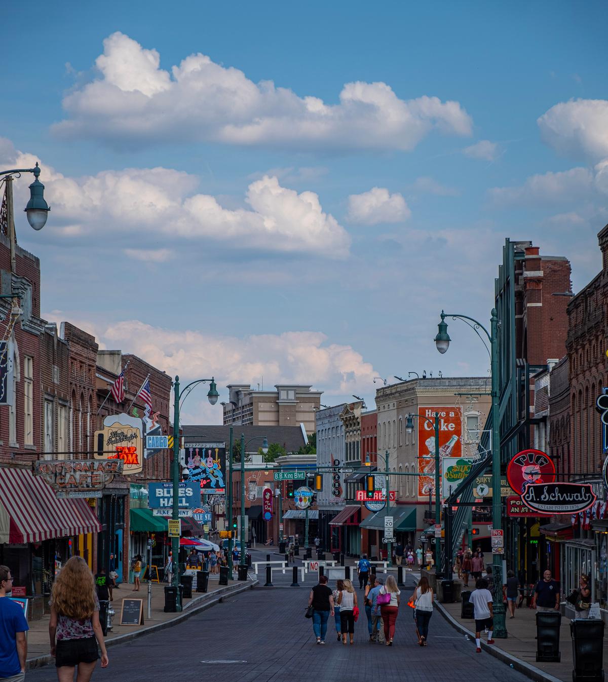 Beale Street is the "home of blues" in Memphis. (Benjamin Myers/TNS)