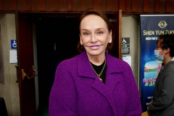 Dr. Elisa Stephens attended Shen Yun Performing Arts at Zellerbach Hall, on Jan. 16, 2023. (Steve Ispas/The Epoch Times)