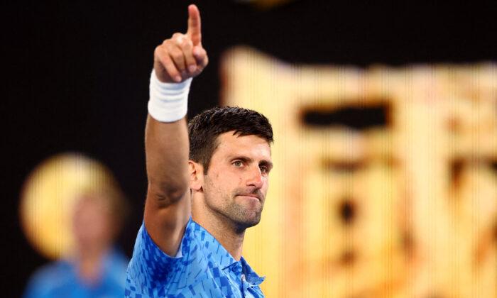 Djokovic Feels the Love During Dominant Opening Victory