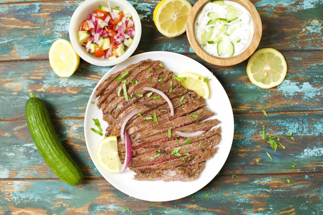 Greek Marinated Flank Steak