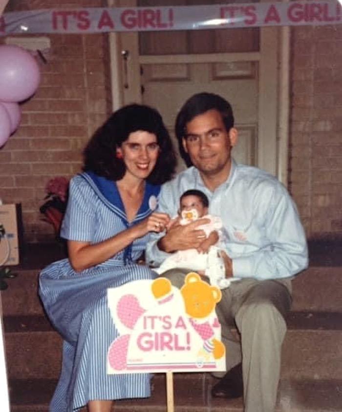 Claire's adoptive parents brought her home from the hospital in May 1988. (Courtesy of <a href="https://www.facebook.com/ClaireCulwell">Claire Culwell</a>)