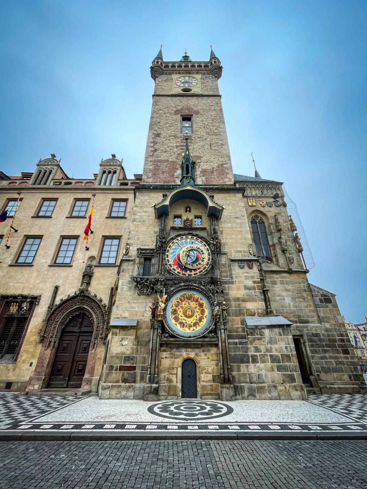 Prague's astronomical clock, mounted on the south wall of Town Hall. (<a href="https://unsplash.com/photos/abJXt7t6b58">Alexandra Tran</a>/Unsplash)