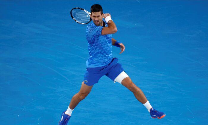 Djokovic Worried About Leg, Bothered by Heckler in Australia