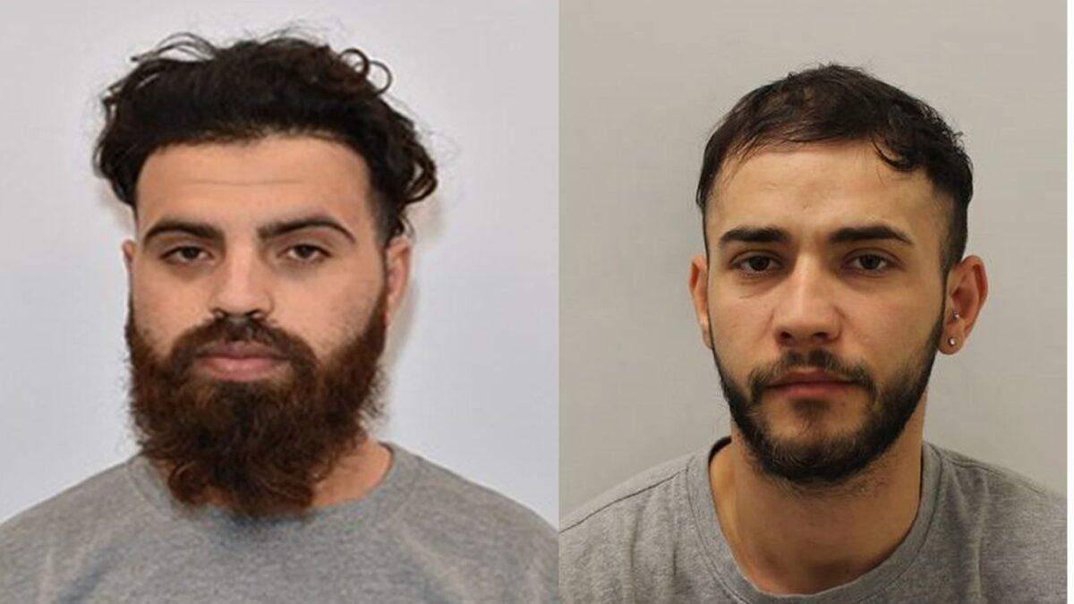 Undated images of Kusai Al-Jundi (L) and Mohamed El-Abboud (R), who were convicted of murdering Louise Kam in London on July 26, 2021. (Metropolitan Police)