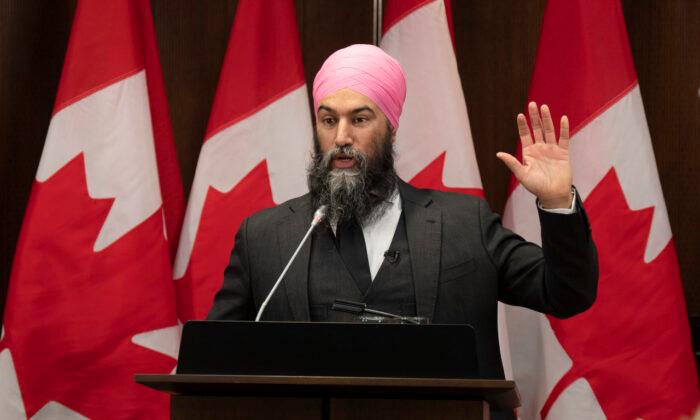 Singh Calls on Trudeau to Oppose Health Care ‘Privatization’ by Provinces