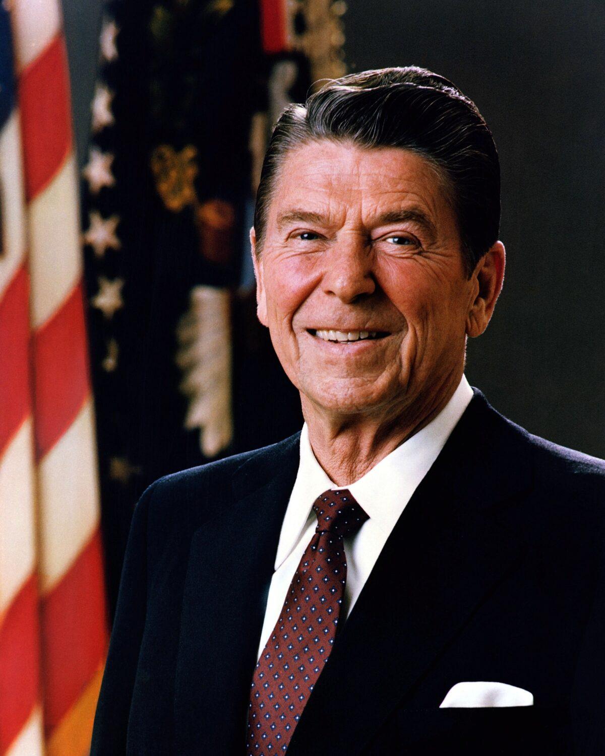 Official portrait of President Ronald Reagan in 1981. (Public Domain)