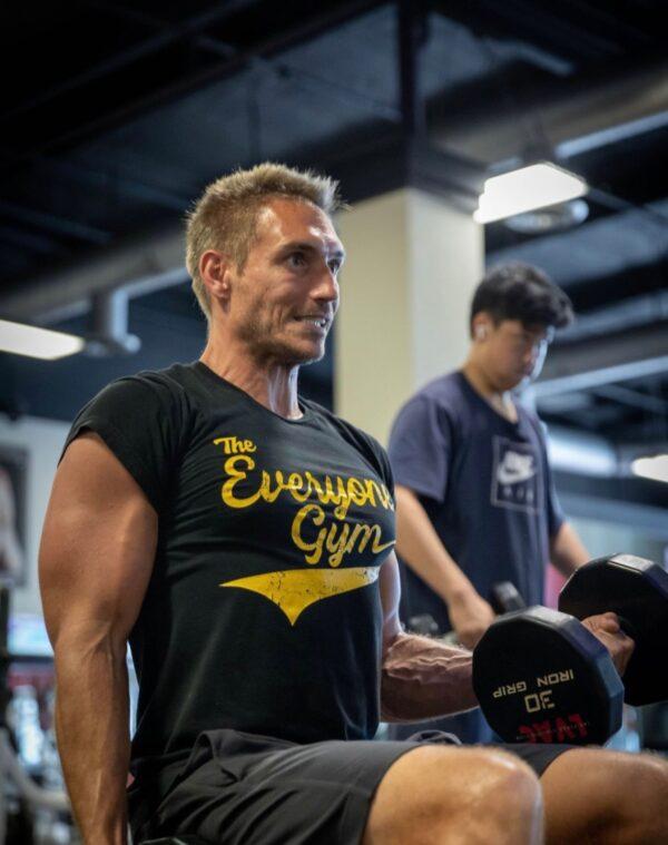 Tyler Todt working out. (Photo courtesy of Tyler Todt)