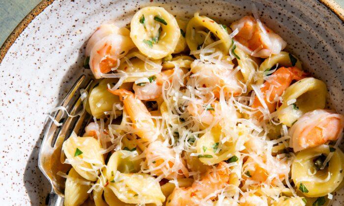 Improve Your Scampi Game With This Lively Mash-Up of 2 Classic Dishes