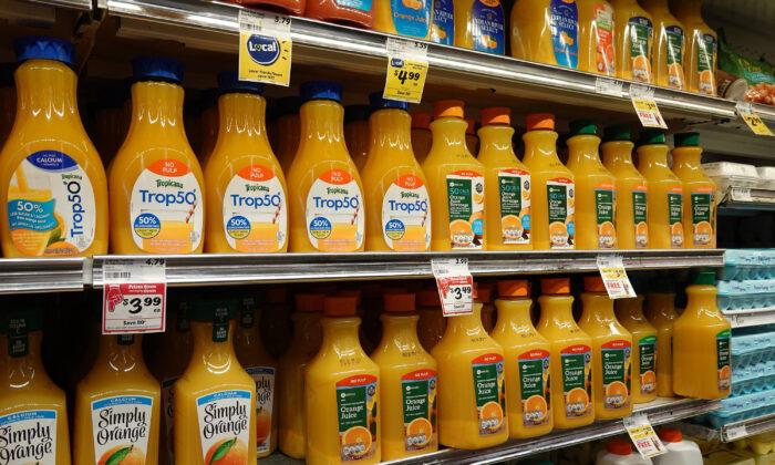 Orange Juice Prices Hit Record Highs Due to Worldwide Shortage