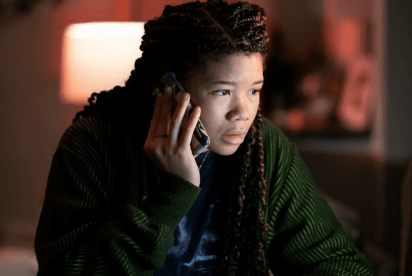 June (Storm Reid) uses the internet to find her mother, in "Missing." (Sony Pictures Releasing)