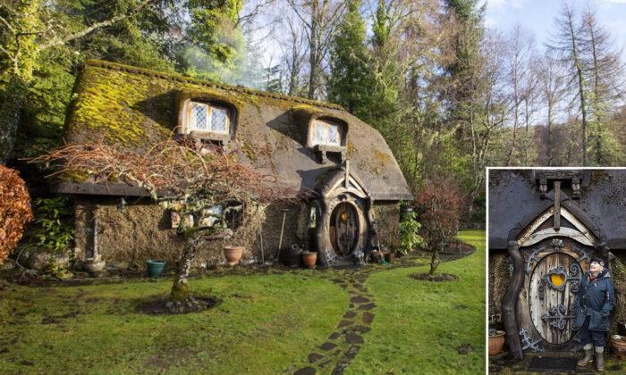 90-Year-Old Creative Woodcutter Built His Own Hobbit House and Has Been Living in It Off-Grid