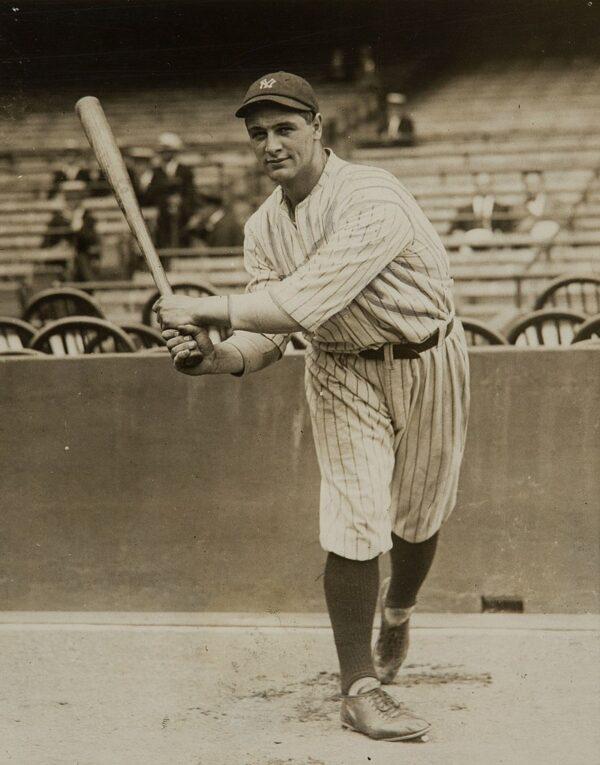 Lou Gehrig as a new New York Yankee. Pacific & Atlantic Photos, Inc. (Public Domain)