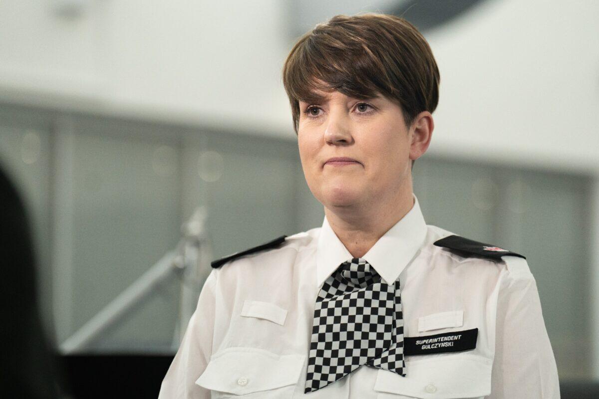 Superintendent Emma Gulczynski from the Metropolitan Police in London, in an undated file photo. (PA Media)