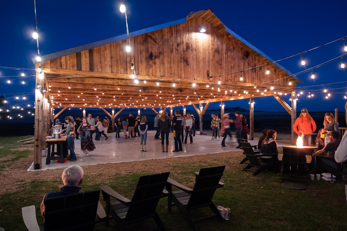 A night of line dancing at TA Ranch. (Benjamin Myers/TNS)