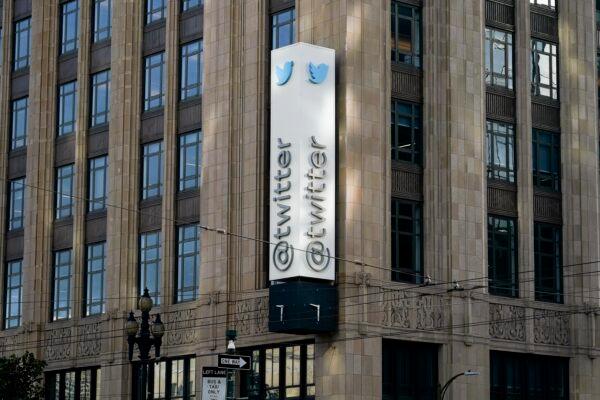 Twitter headquarters in San Francisco on Nov. 4, 2022. (Jeff Chiu/AP Photo)