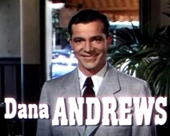 Cropped screenshot of Dana Andrews from the trailer for the film "State Fair" from 1945. (Public Domain)