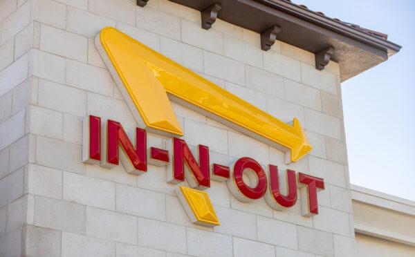 An In-N-Out restaurant in Huntington Beach, Calif., on Jan. 26, 2023. (John Fredricks/The Epoch Times)