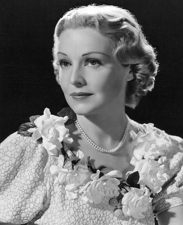 Photo of actress Madeleine Carroll in 1938. (Public Domain)