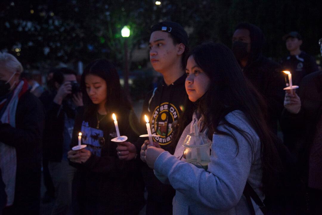 San Francisco Community Holds Vigil for Victims of California Mass Shootings