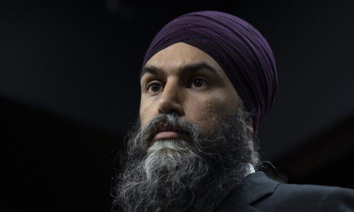 NDP Could Make Election Interference Inquiry a Condition of Party’s Support for Liberals, Singh Says
