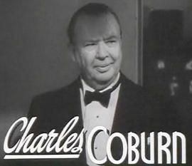 Cropped screenshot of Charles Coburn from the trailer for the film "Rhapsody in Blue" from 1945. (Public Domain)