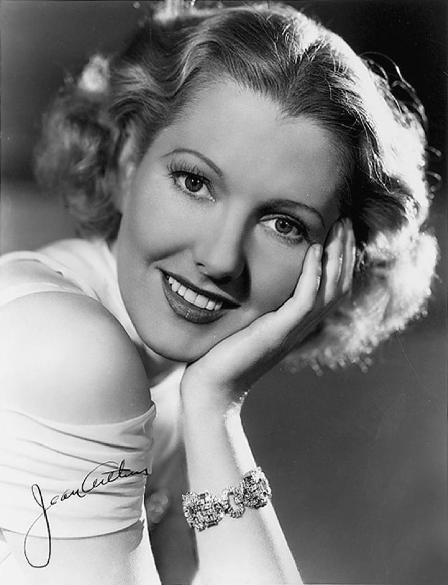 Publicity photo with autograph of Jean Arthur from Feb. 17, 1937. (Public Domain)