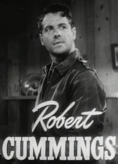 Cropped screenshot of Robert Cummings from the trailer for the film "Saboteur" in 1942. (Public Domain)
