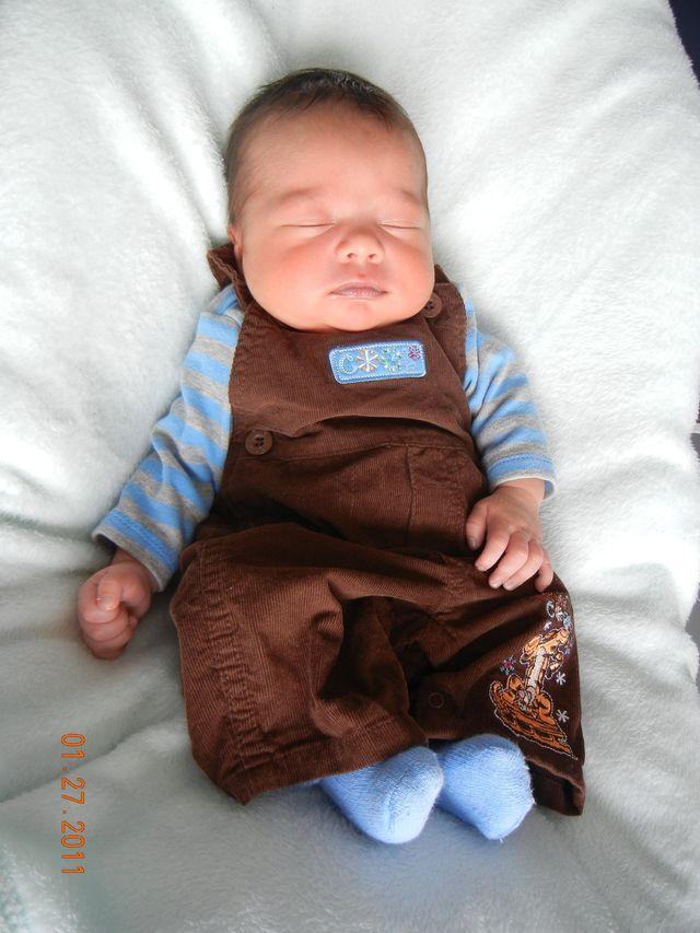AJ at 12 days old on Jan. 27, 2011 (Courtesy of <a href="https://www.robynlovescoffee.com/">Robyn McLean</a>)
